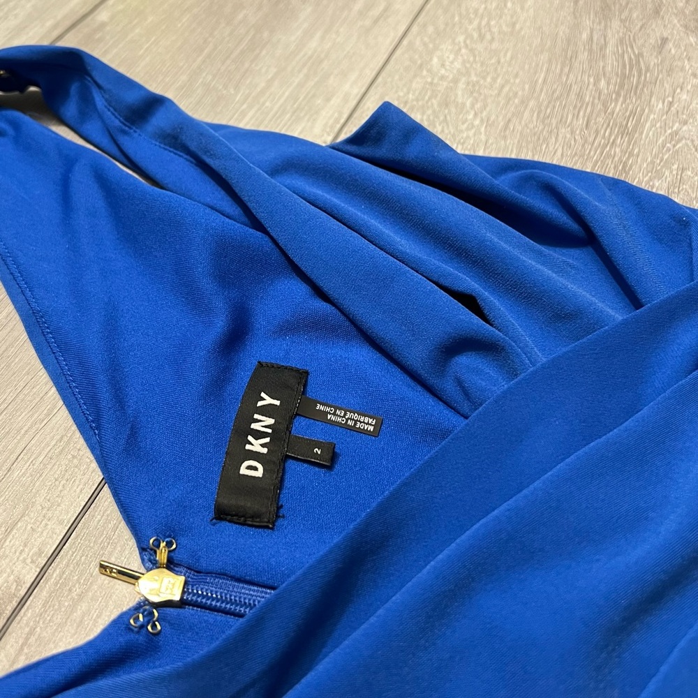 DKNY BLUE DRESS size 2 (C)